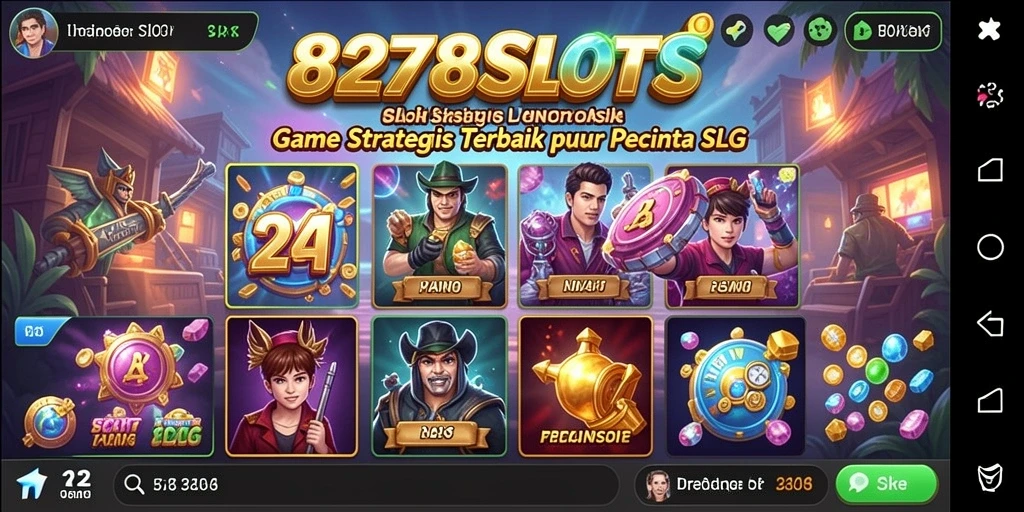 Tampilan gameplay 8278SLOTS yang menarik dan seru.