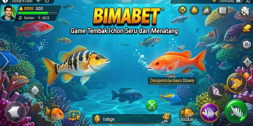 Gameplay menembak ikan yang seru dan mendebarkan.