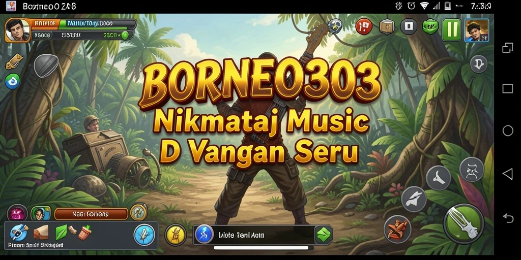 Tampilan menarik dari gameplay <strong>BORNEO303</strong> saat menikmati musik.
