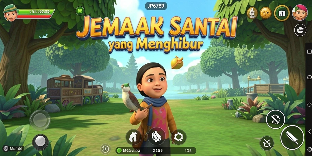 Tangkapan layar gameplay JP6789 yang menarik dan penuh warna.