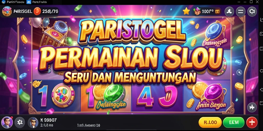 Screenshot PARISTOGEL menampilkan gameplay yang mengasyikkan dan penuh warna.