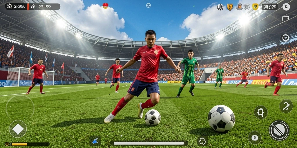 Tampilan gameplay SR996 yang seru dan kompetitif.