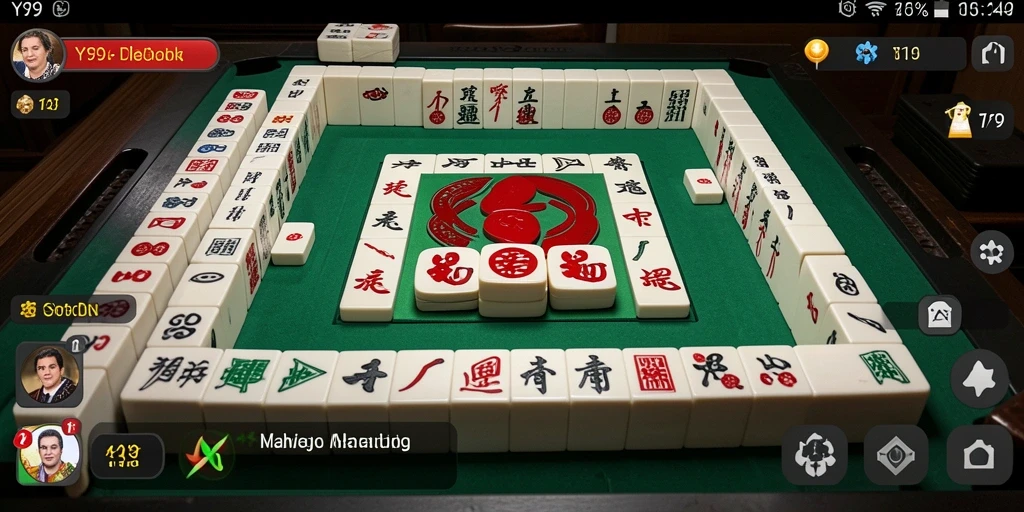 Screenshot gameplay Y89 menampilkan pengalaman bermain Mahjong yang mendebarkan.